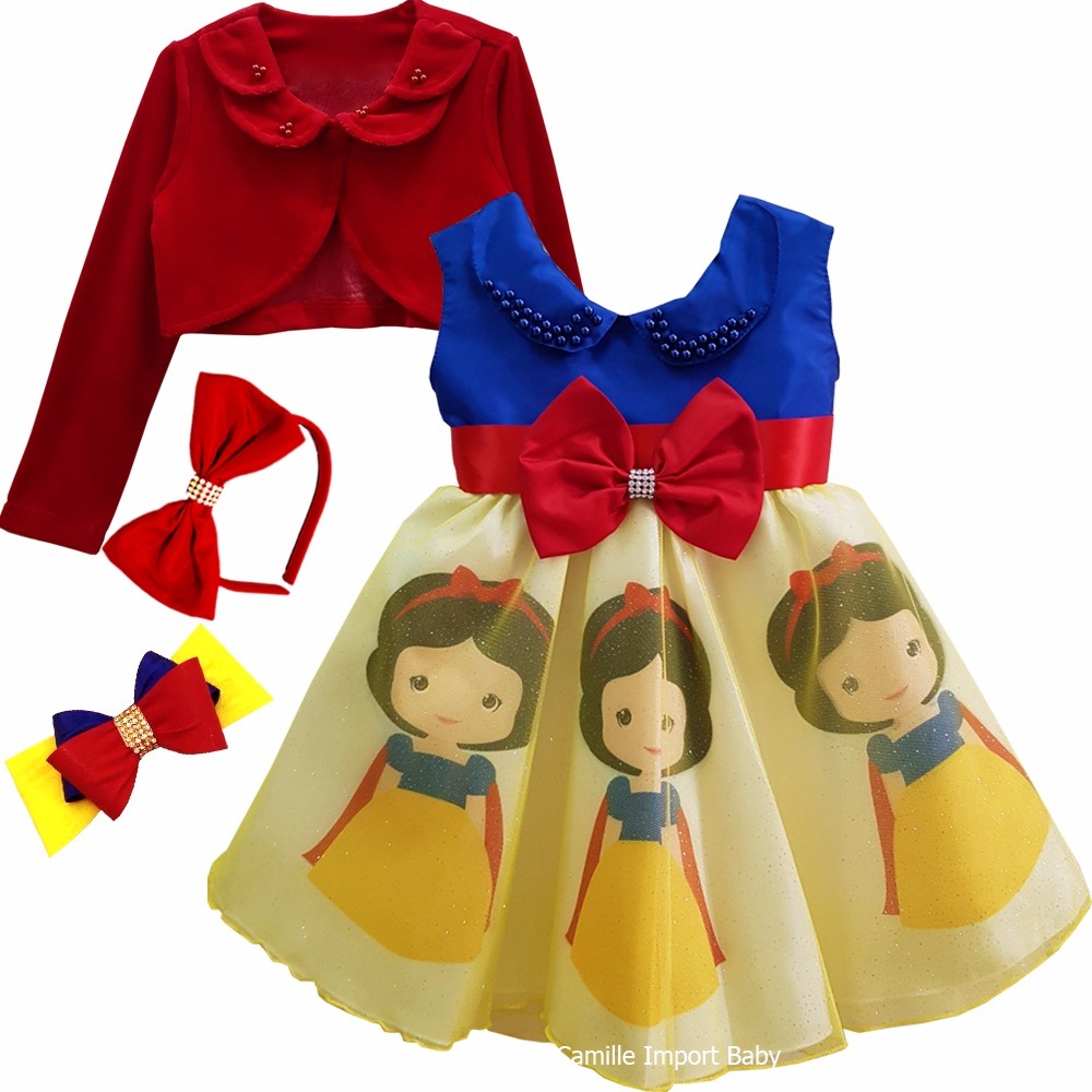 vestido da branca de neve mercado livre