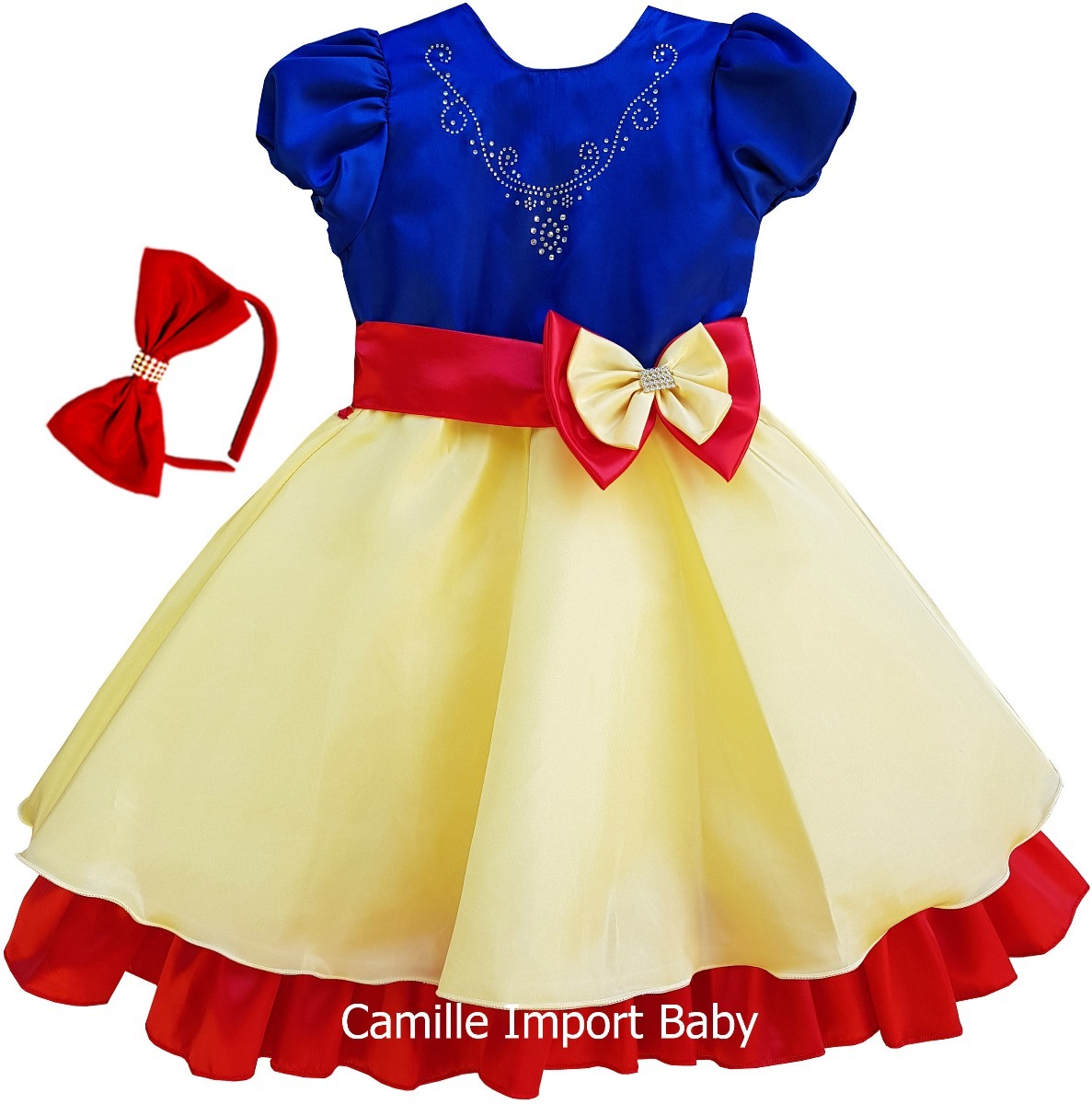 vestido da branca de neve mercado livre