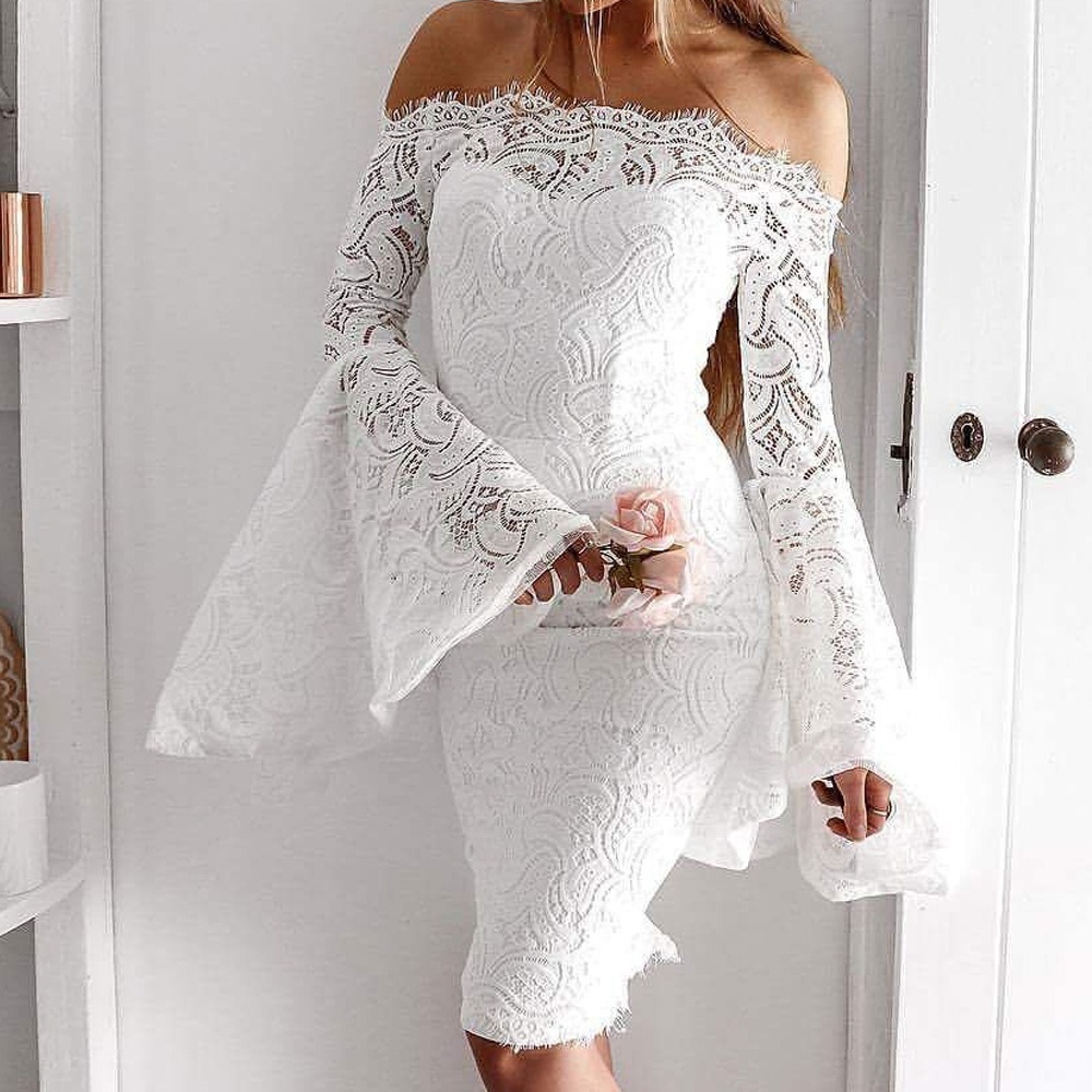 vestido branco de casamento civil