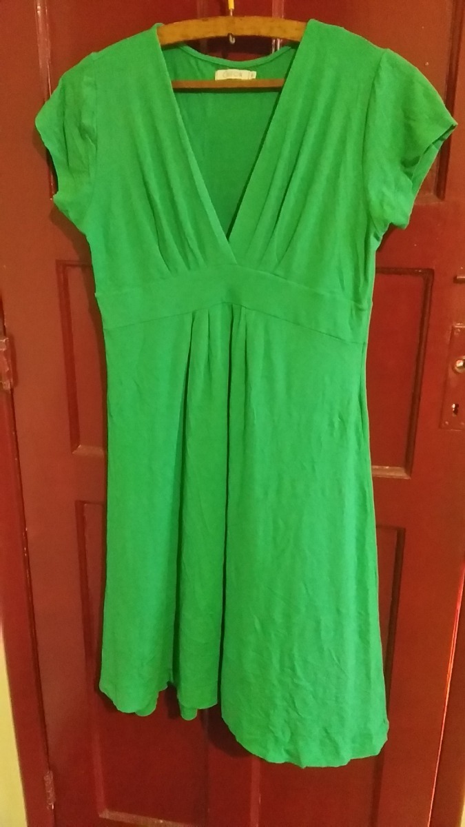 verde folha vestido