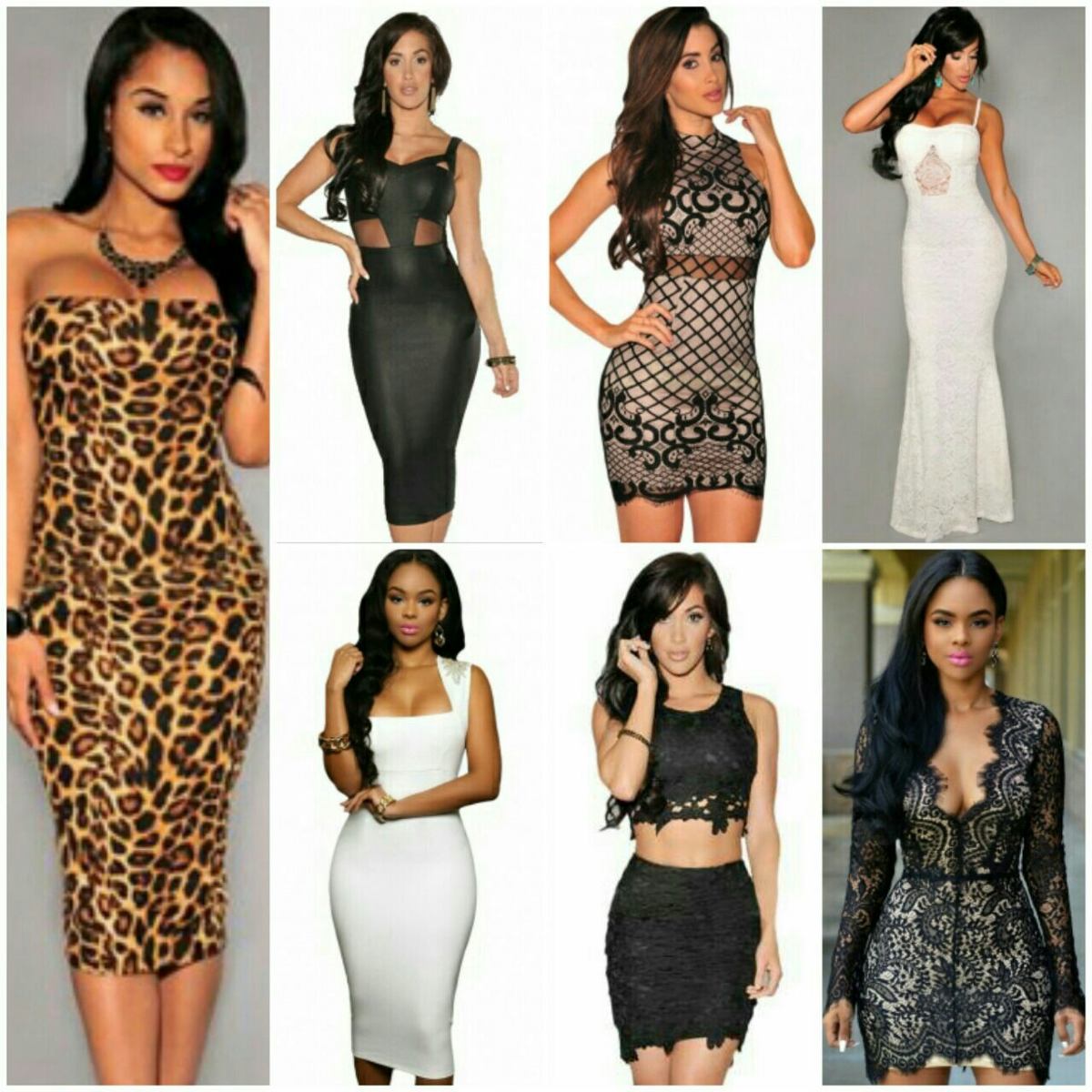 vestido coctel mujer