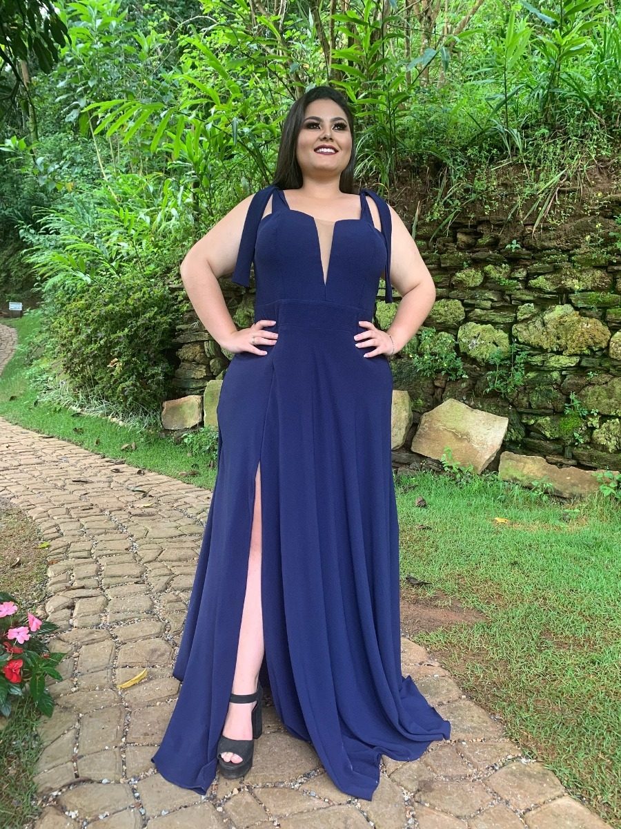 vestido plus size madrinha casamento