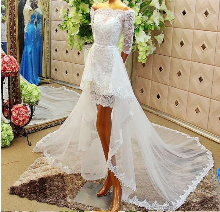 vestido de novia. cola desmontable! - $ 7.900,00 en mercado libre