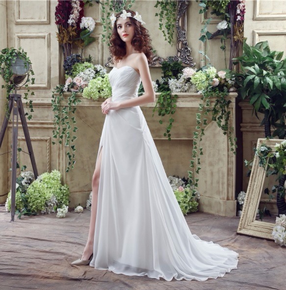 vestido de novia estilo boho chic - $ 14.000,00 en mercado libre