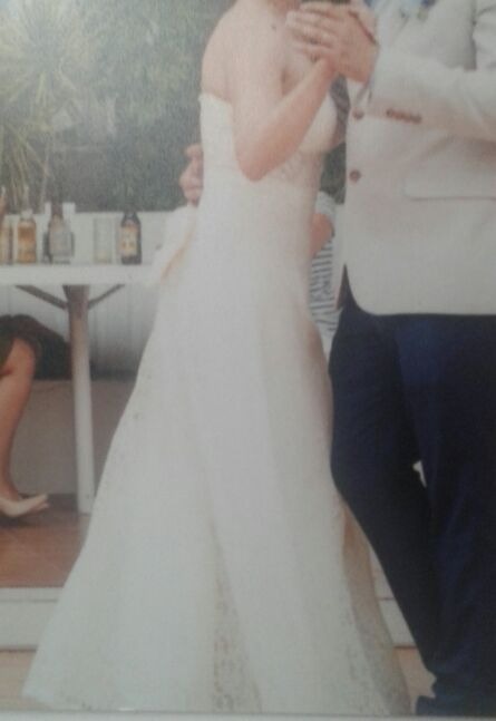 vestido de novia unitalla, ajustable - $ 1,800.00 en mercado libre