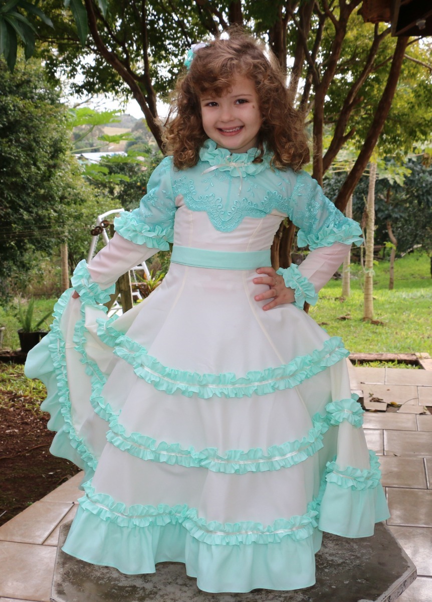 vestido gaucho de prenda