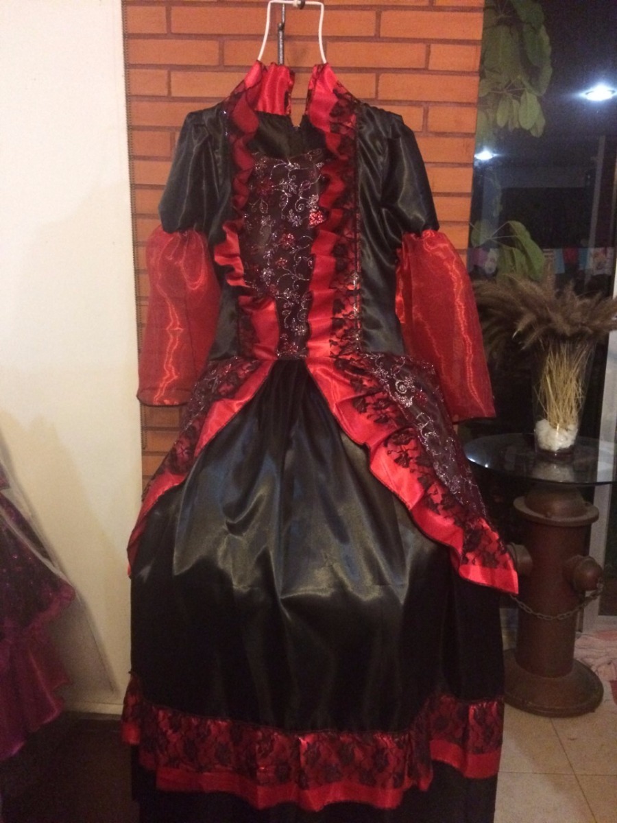 Vestido Disfraz Catrina Mujer Adulto Halloween Talla M - $ 1,200.00 en Mercado Libre