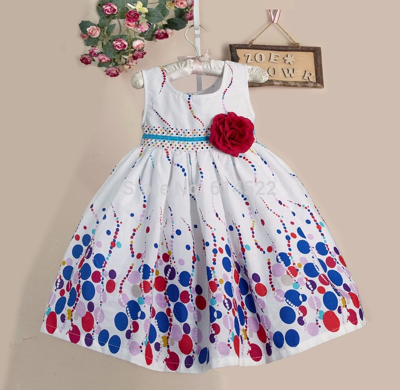 vestidos estampados infantil