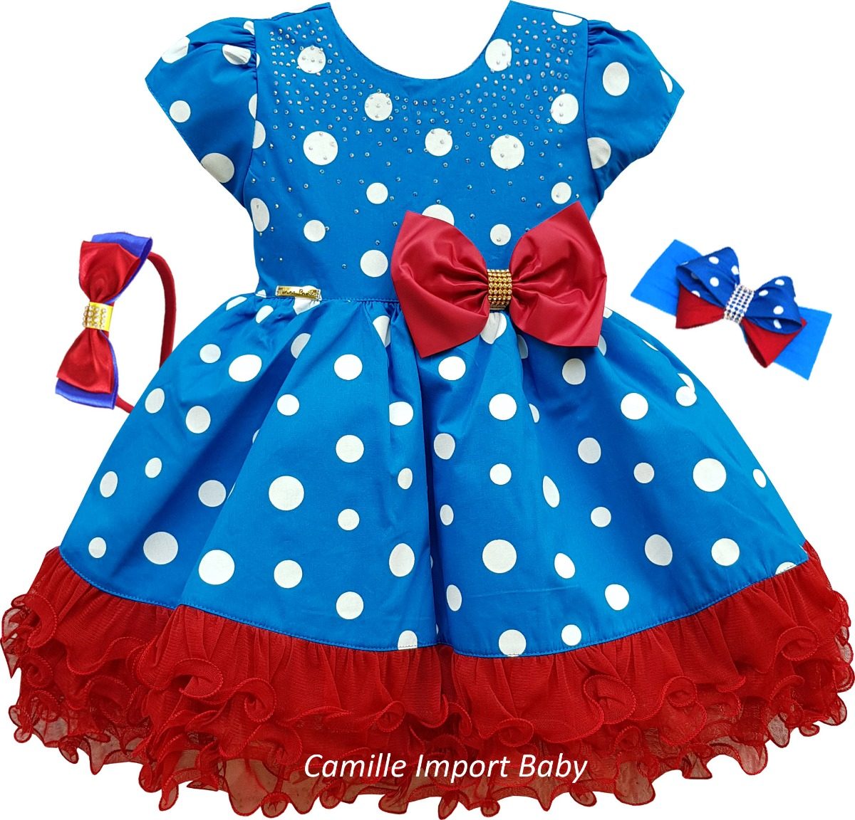 vestido de festa infantil da galinha pintadinha