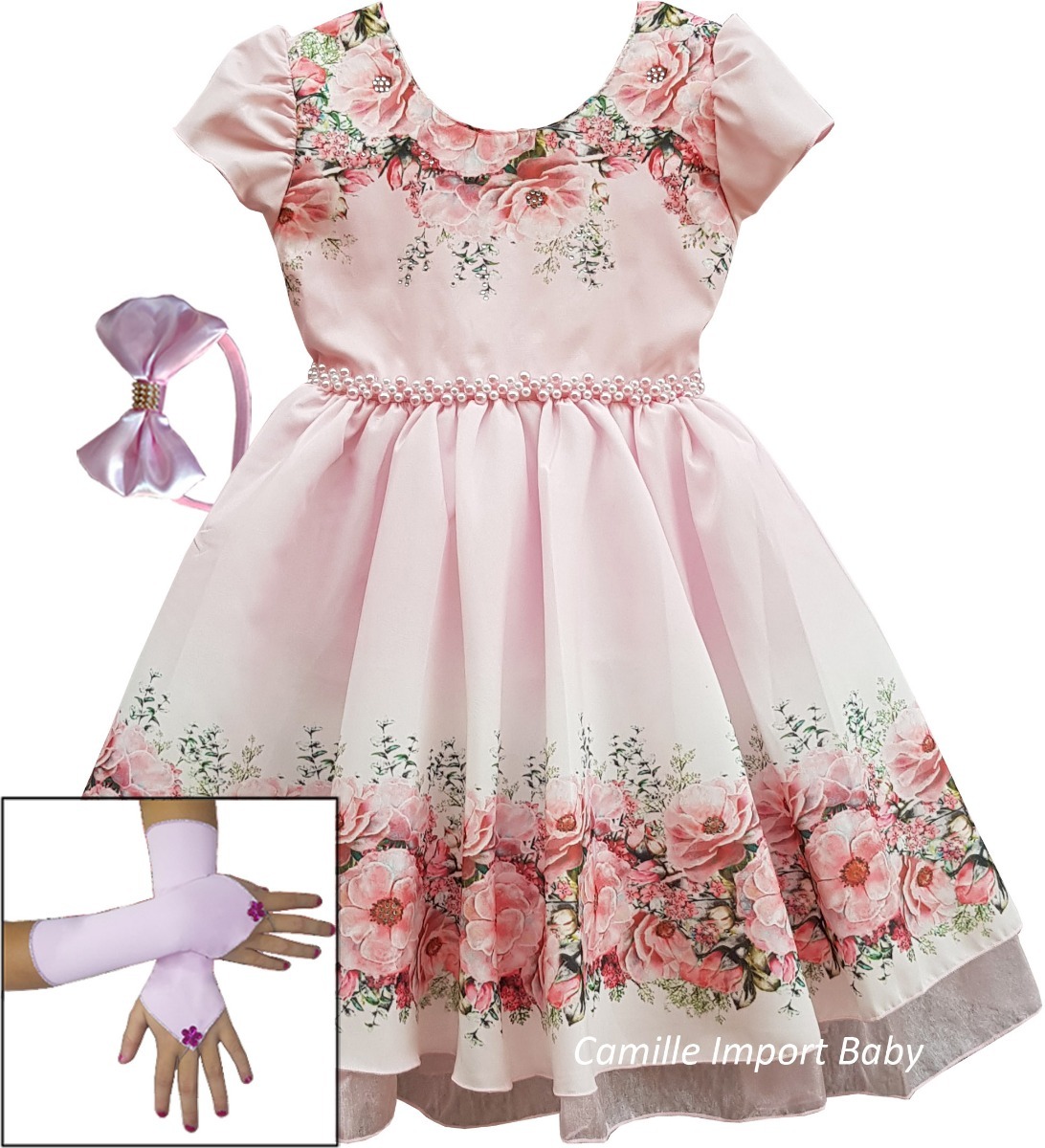 vestido de formatura infantil mercado livre