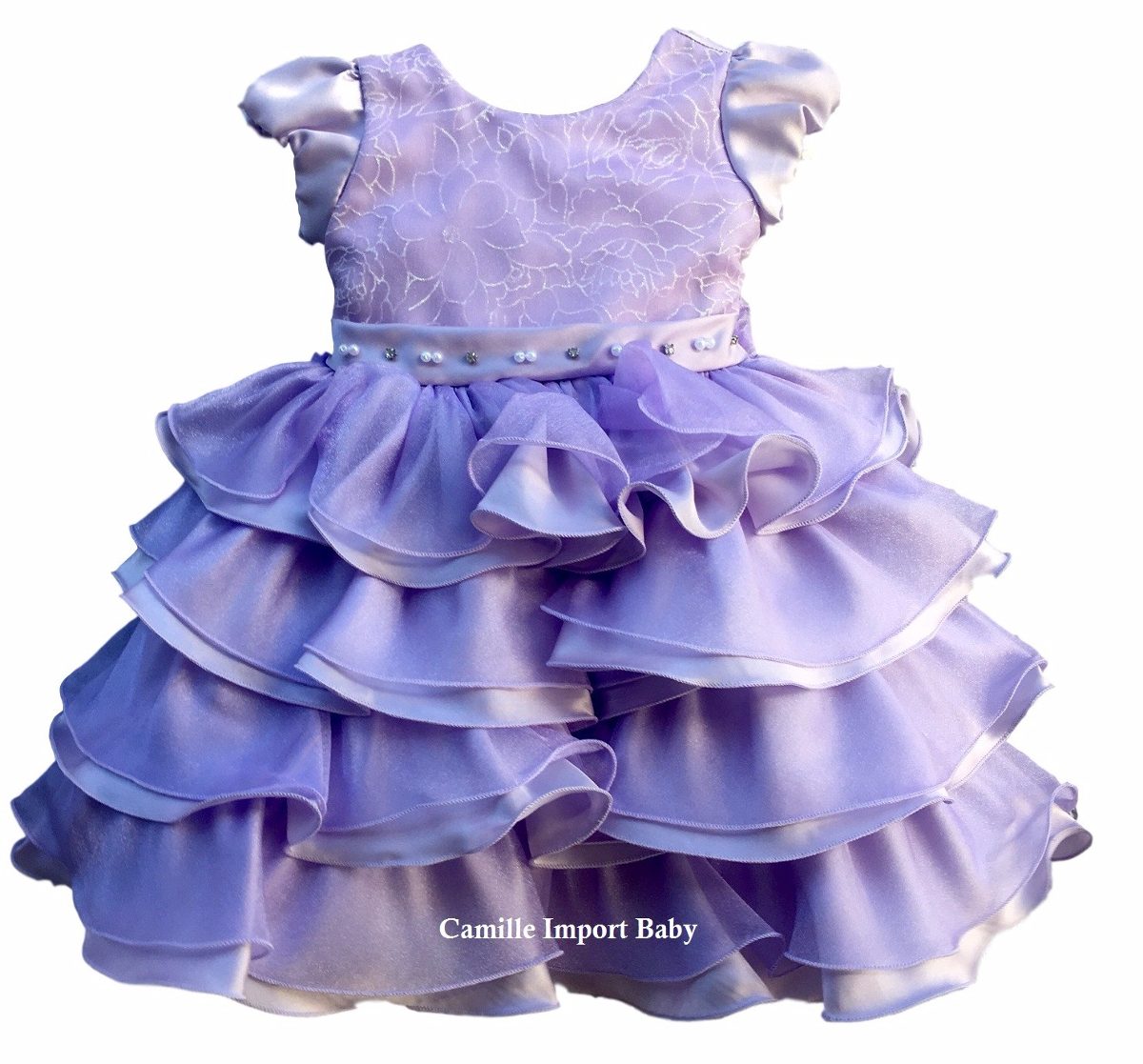 vestido infantil luxo princesa