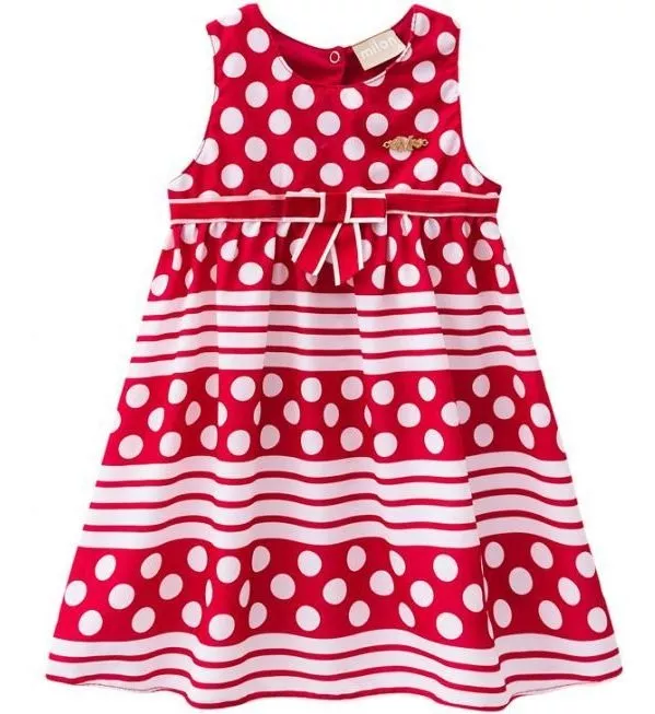 vestido infantil cetim