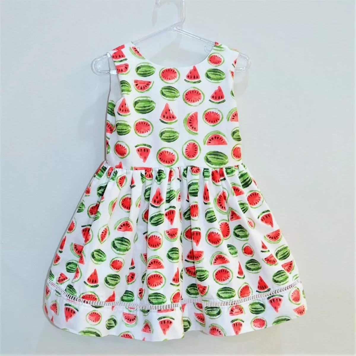 vestido infantil melancia