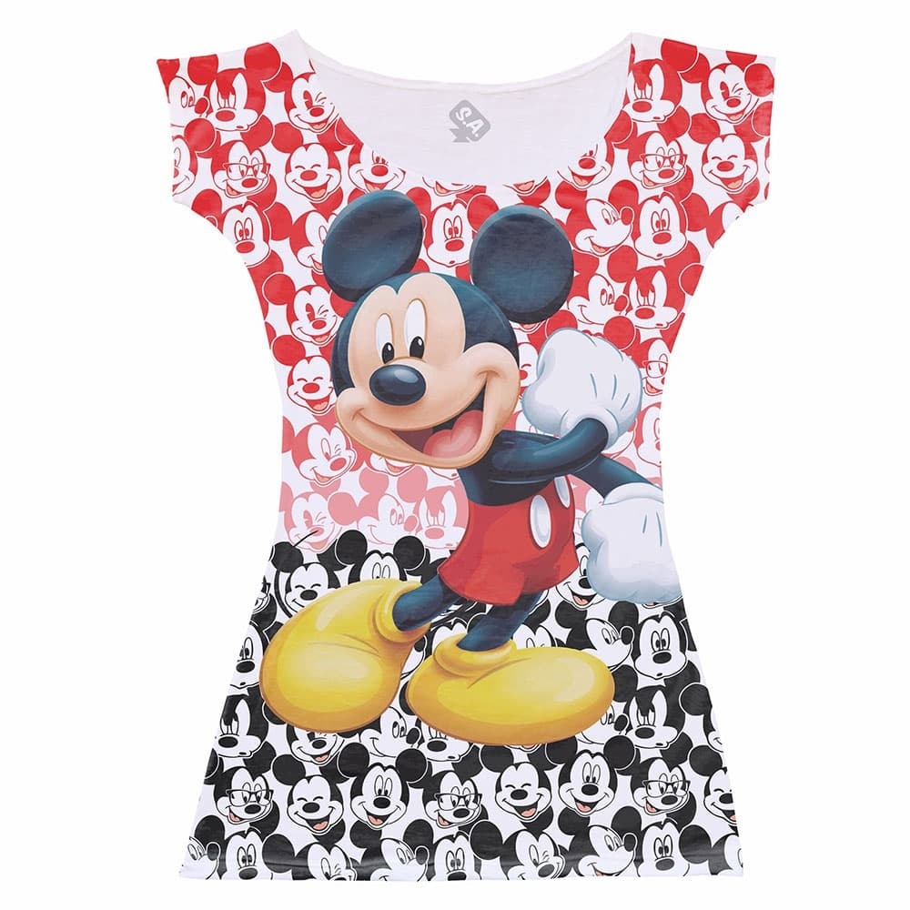 vestido mickey infantil