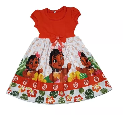 vestido infantil moana baby