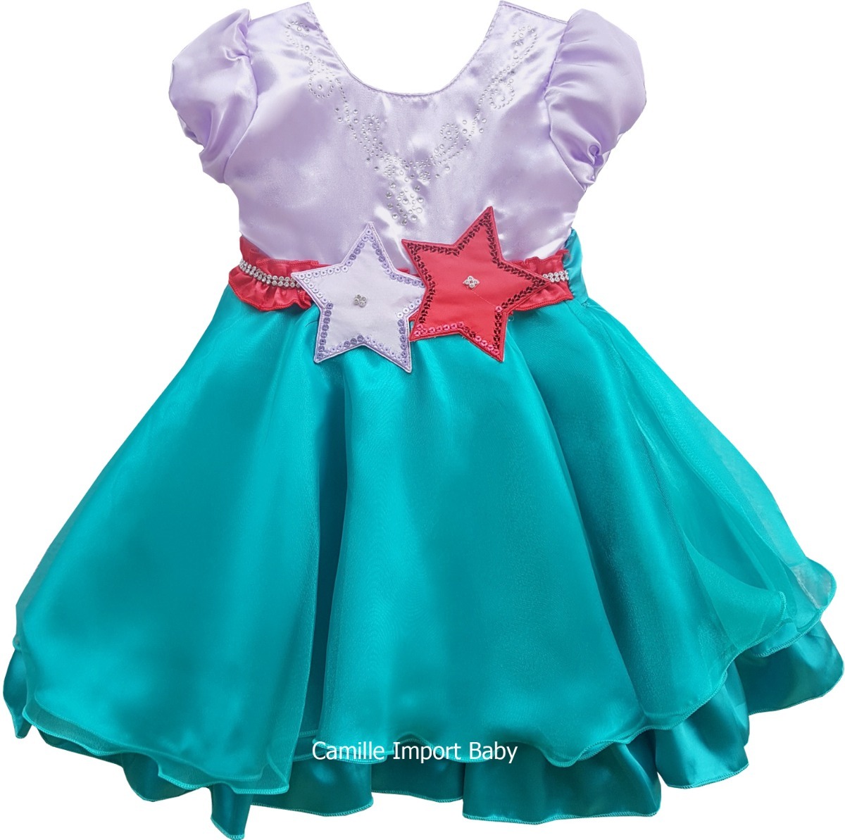 vestidos ariel sereia