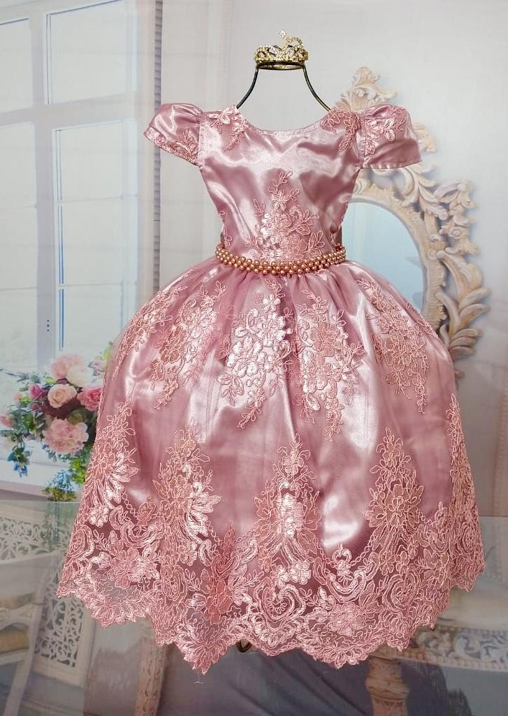 vestido de formatura rosa