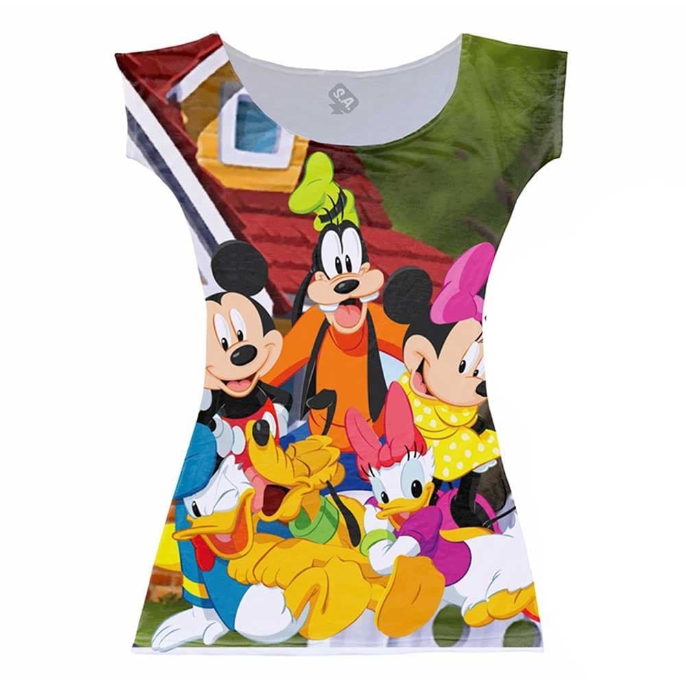 vestido mickey infantil