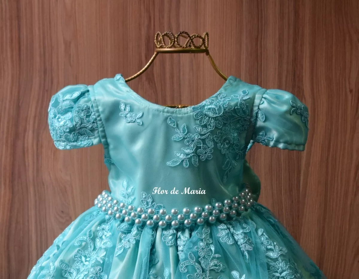 vestido de dama de honra verde tiffany