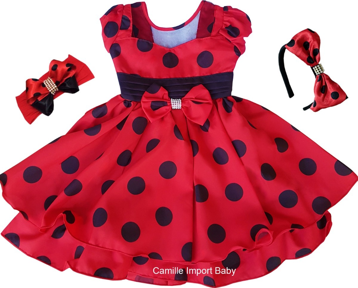 vestido de joaninha