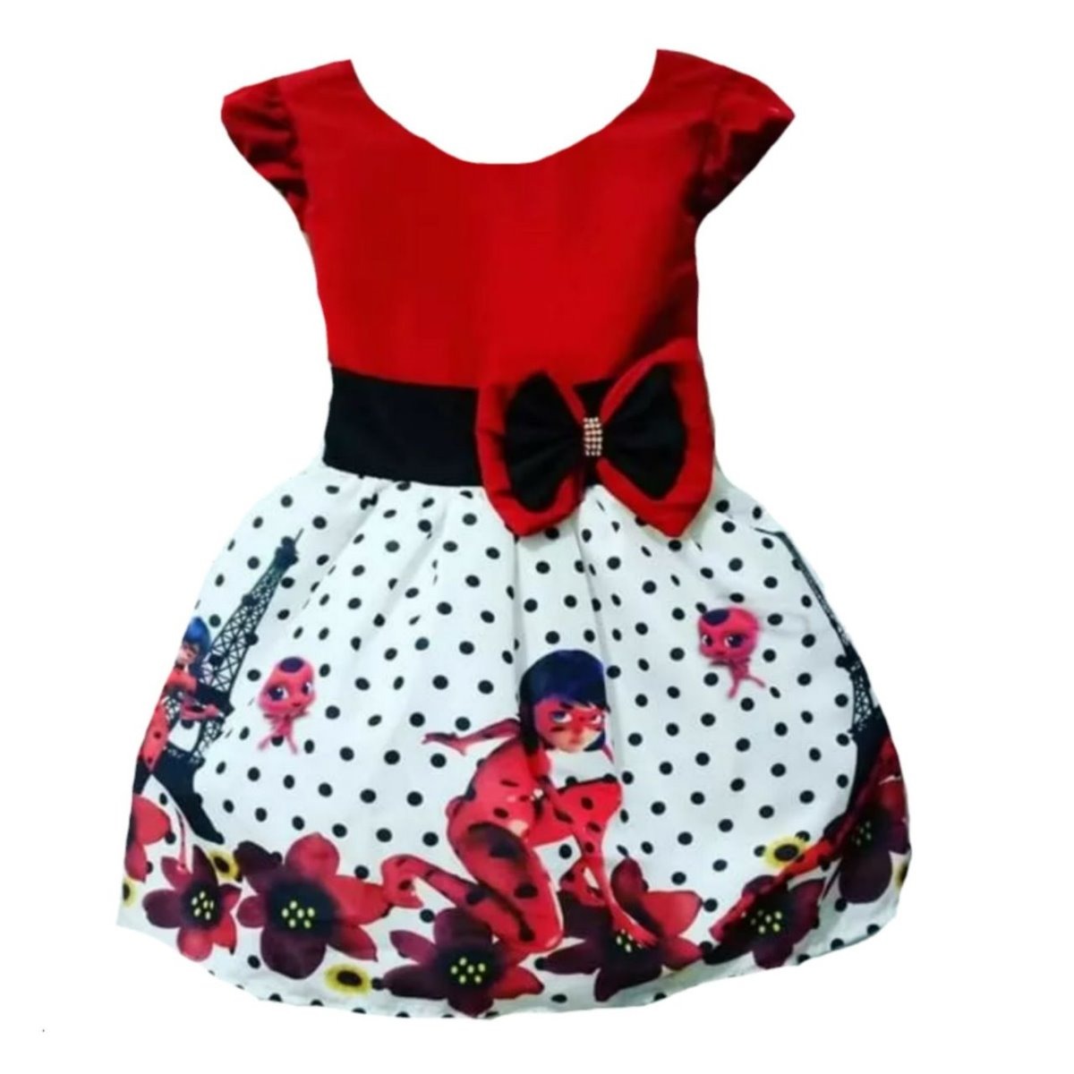 vestido ladybug festa