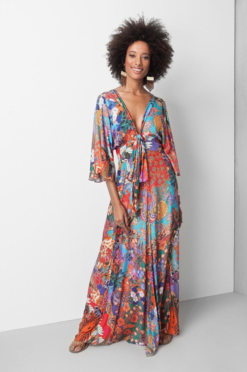 vestido estilo kimono