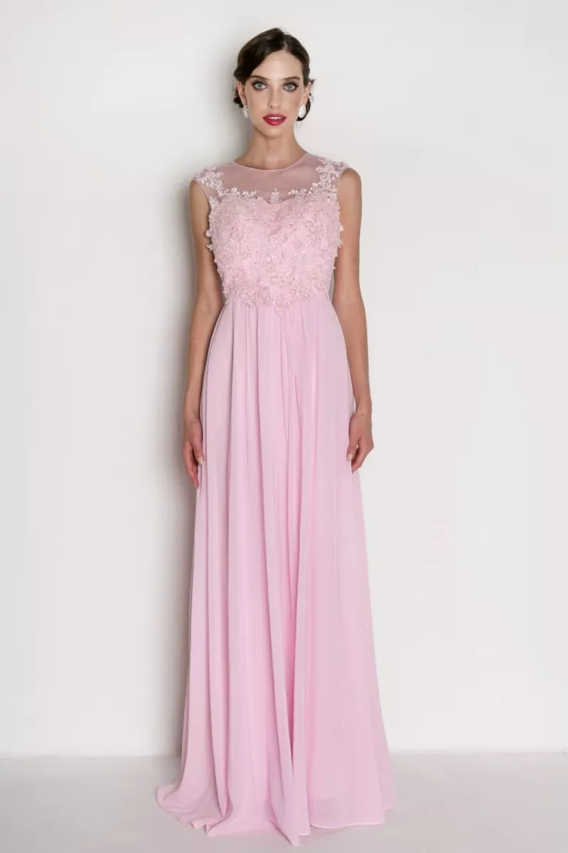 comprar vestido rosa clara online