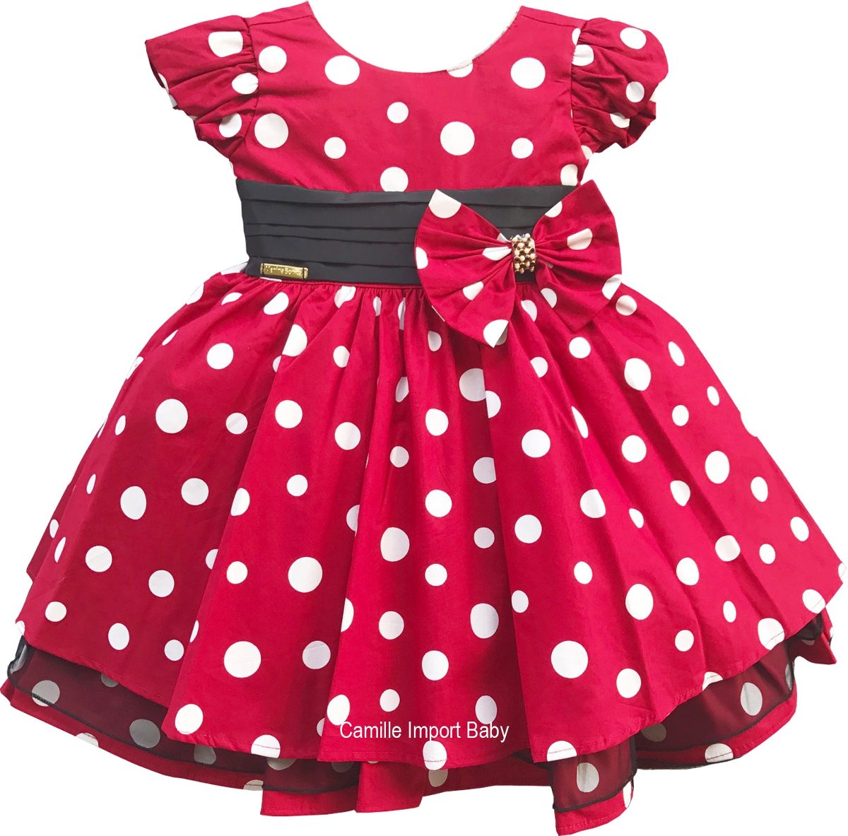 vestido minnie vermelha mercadolivre