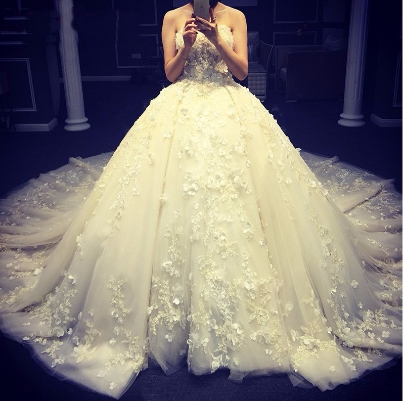 vestido de noiva muito rodado