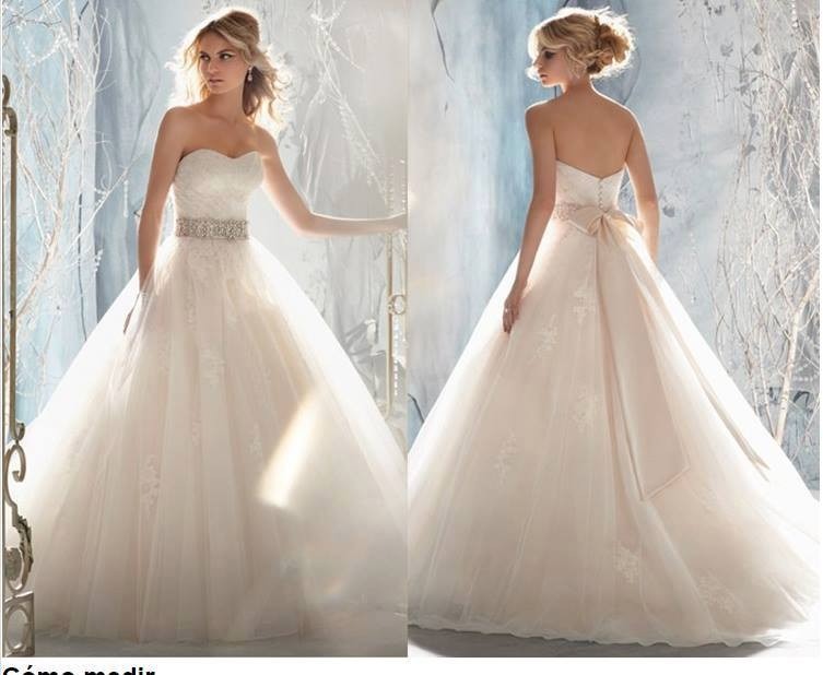 vestido novia bretel desmontable - $ 7.900,00 en mercado libre