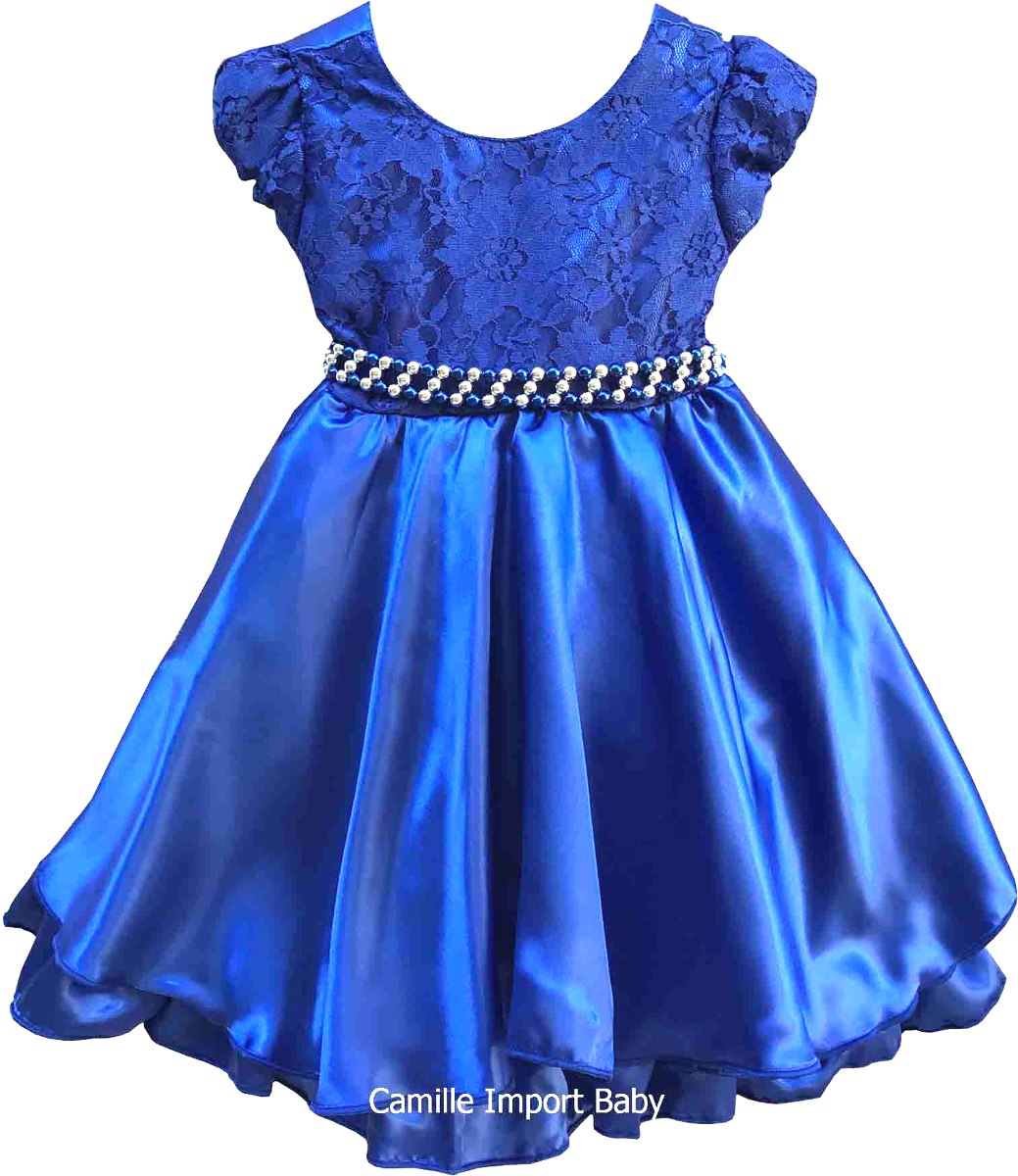 vestido princesa azul