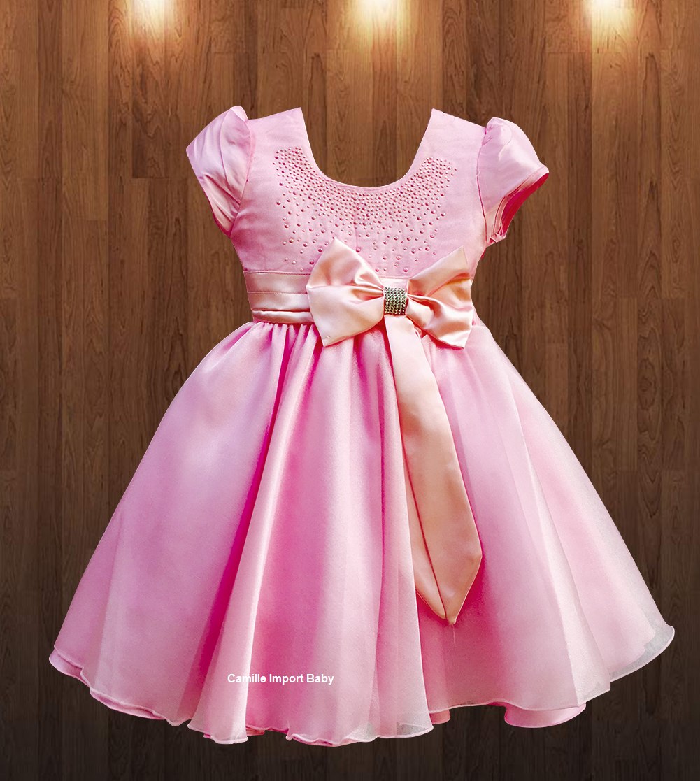 princesa com vestido rosa