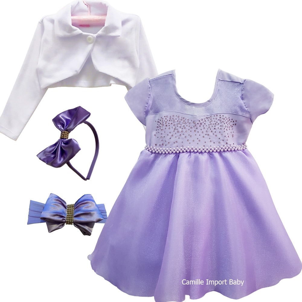 vestido princesa sofia 4 anos