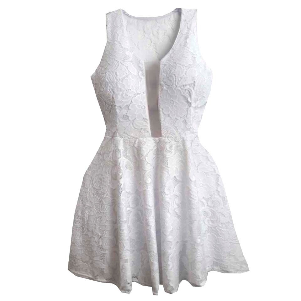 vestido branco curto rodado mercado livre