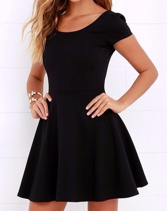 vestido basico preto longo