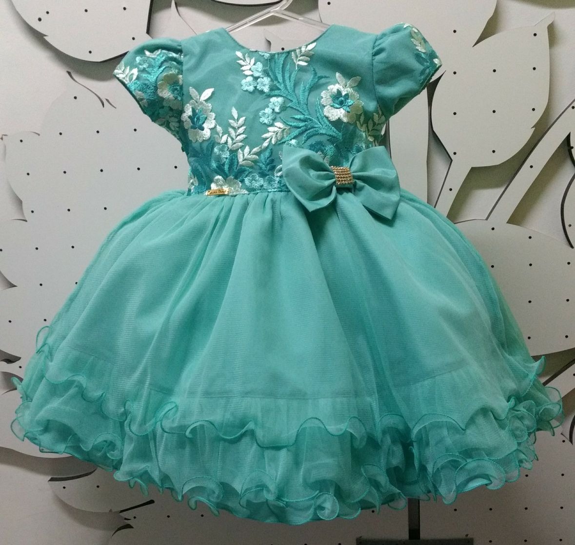 vestido infantil tiffany