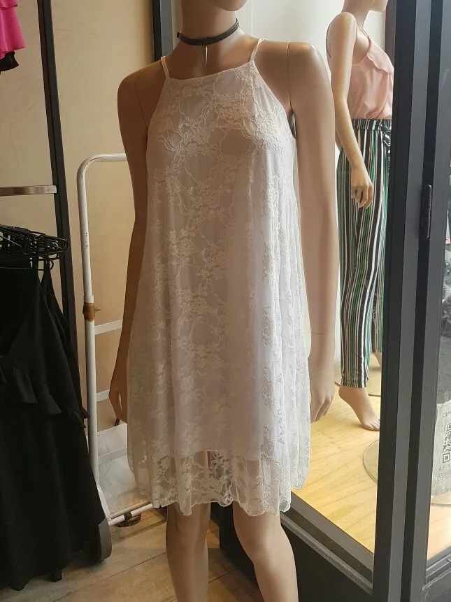 Vestido trapecio blanco TRUSSARDI | Vestido trapecio blanco Vestido trapecio blanco Donna |