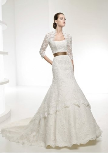 vestidos de novia 2014 a la medida bolero y encaje. - $ 5,890.00 en