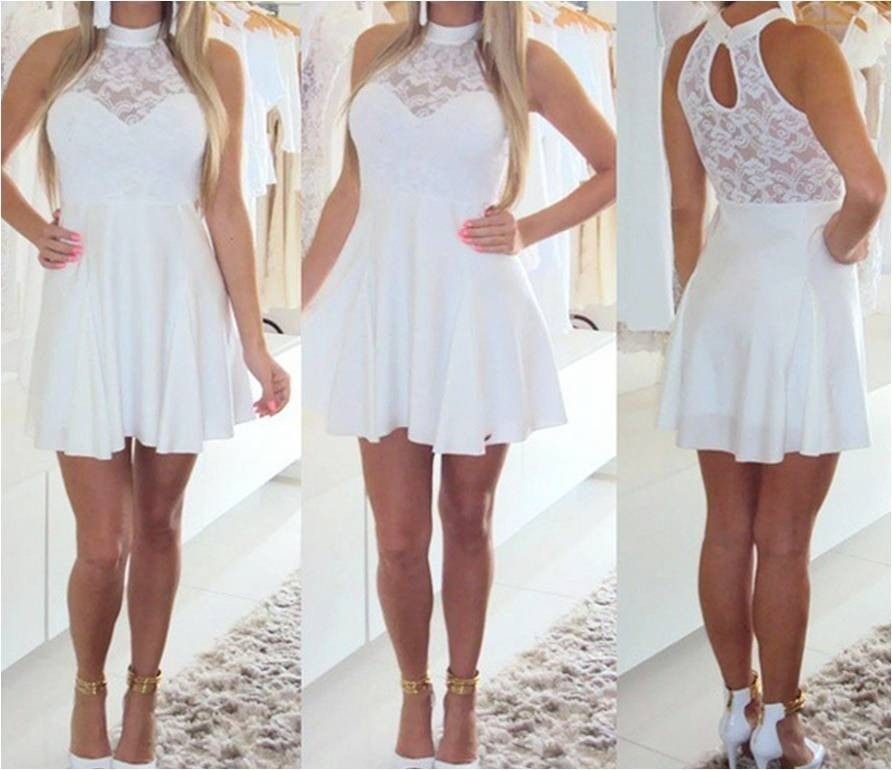 vestido branco para festa de formatura