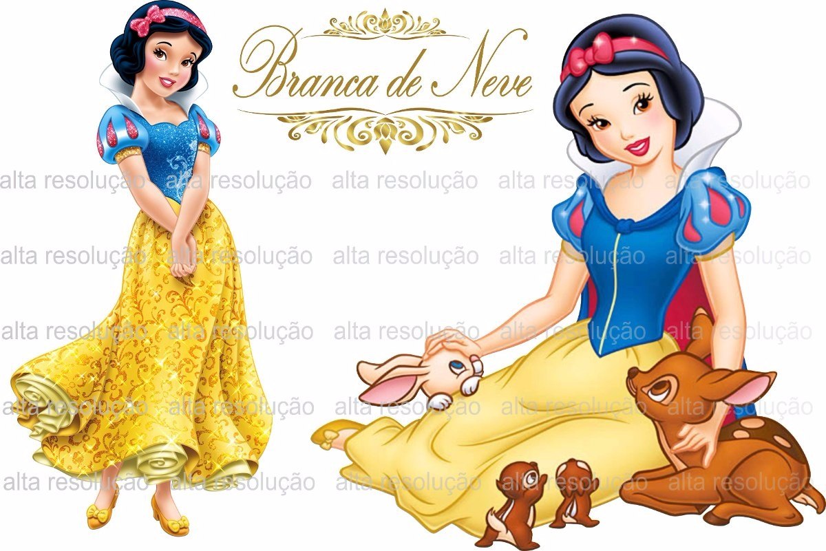 Vetores E Imagens Da Branca De Neve E Sete Anões - R$ 8,99 