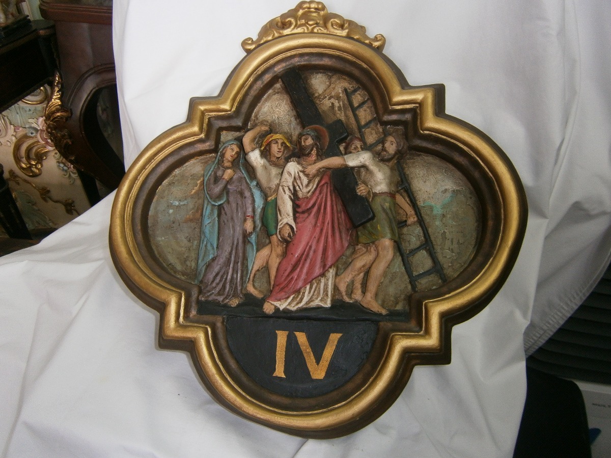 Via Crucis Cuarta Estación En Ceramica - $ 450.000 en Mercado Libre Via Crucis Cuarta Estación En Ceramica - $ 450.000 en Mercado Libre