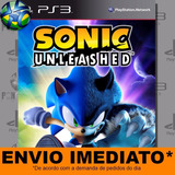 Ps3 Sonic Unleashed Código Psn Envio Agora