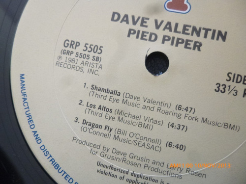Dave Valentin Pied Piper Dave Valentin Pied Piper