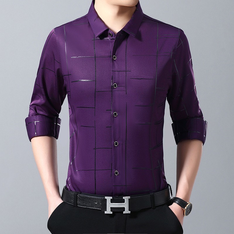camisa moderna para hombre