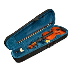 Violin 4/4 O 1/2 Con Estuche Puente Arco Y Cera