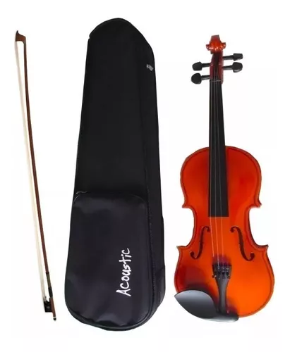 violino 4/4 verniz classico acoustic com estojo