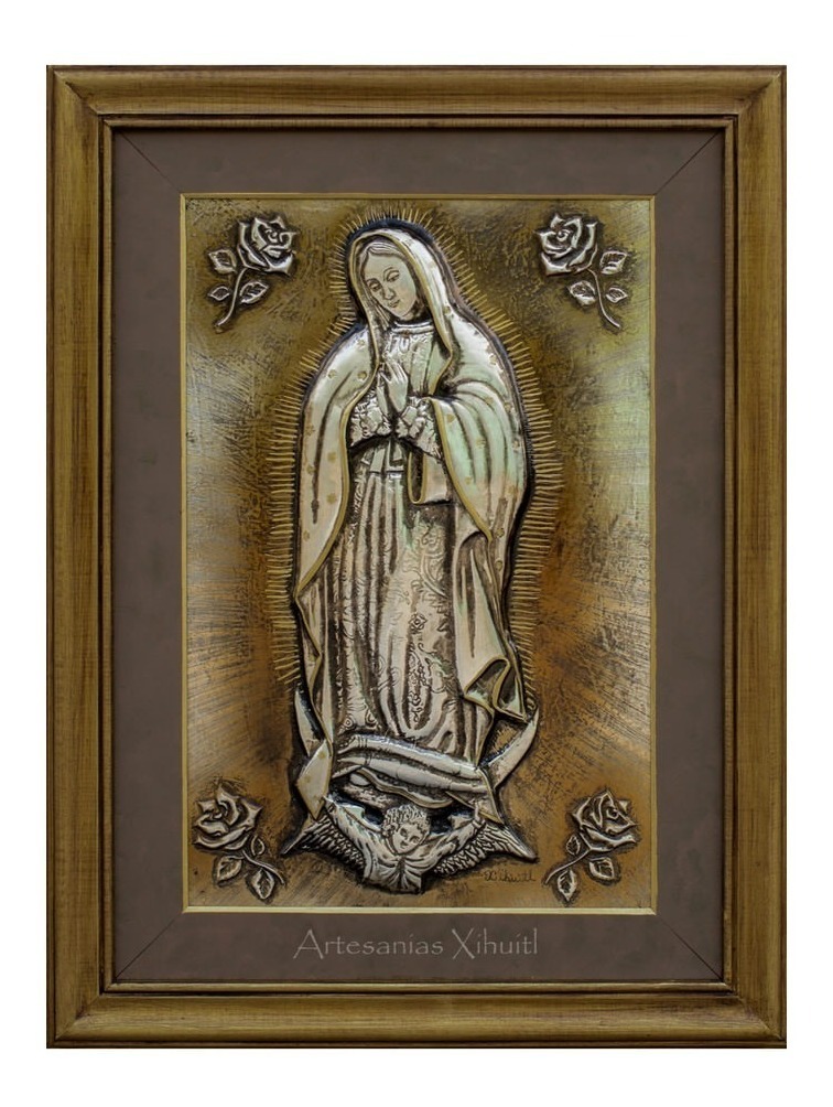 Repujado en aluminio virgen