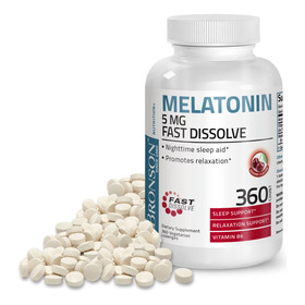 Vitamina  Melatonina 5 Mg Tabletas De Sabor A Cereza Vbm