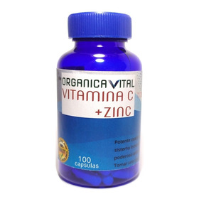 Vitamina C + Zinc 100 Capsulas - Unidad a $266