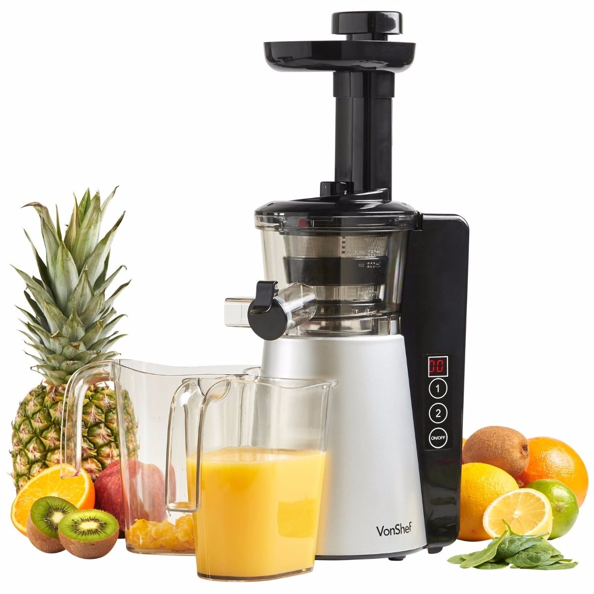 Vonshef Digital Slow Masticating Juicer With 2 Speeds 4,299.00 en